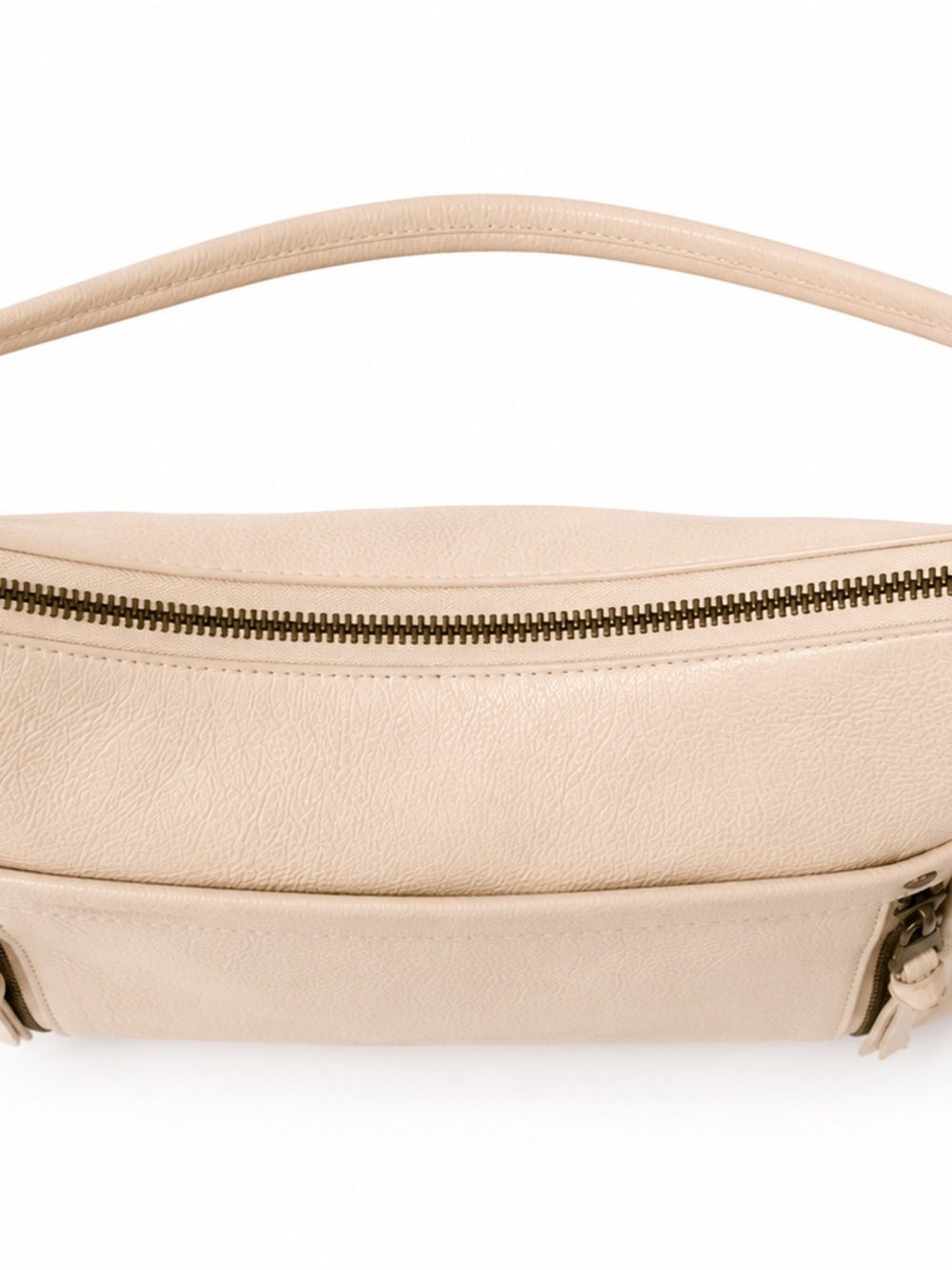 The Sak Keira Cream Pebbled Leather Hobo Shoulder Bag - Picture 6 of 11
